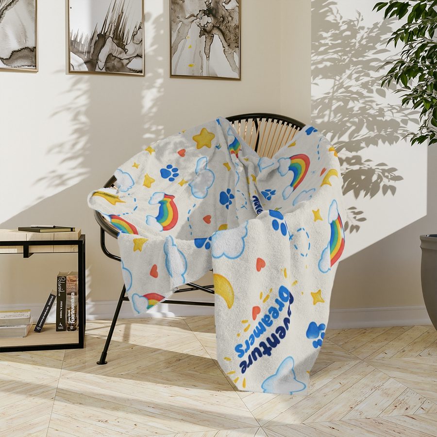 Adventure Dreamers Velveteen Blanket